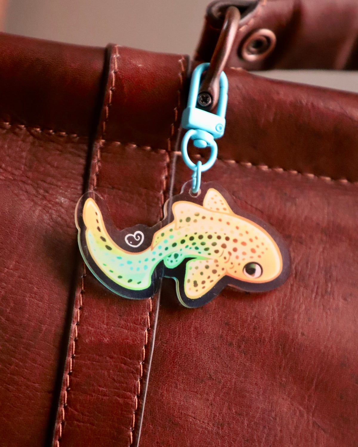 Zebra Shark Keychain