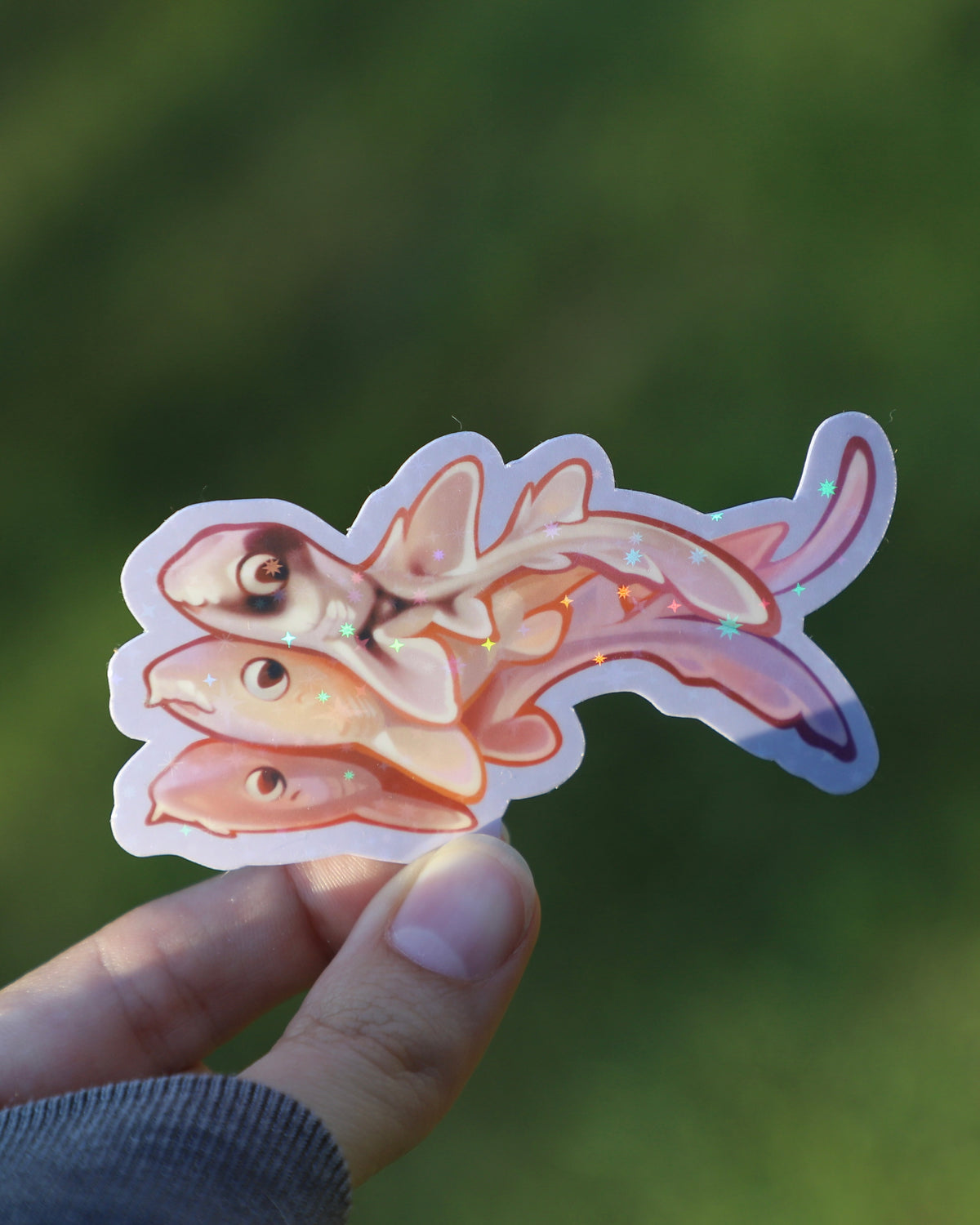 Pile Bros Shark Sticker (Holographic)