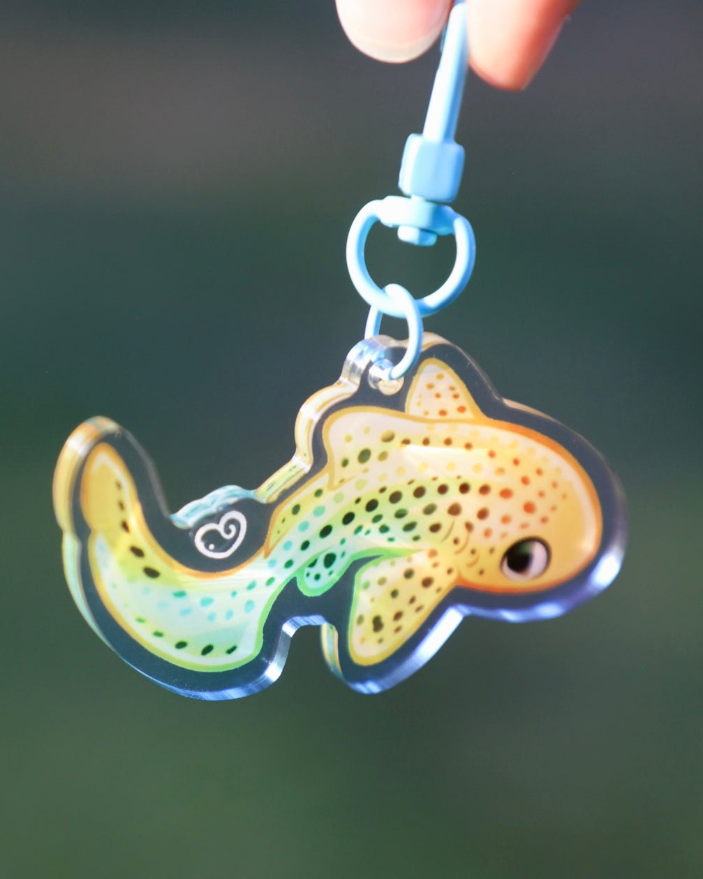 Zebra Shark Keychain