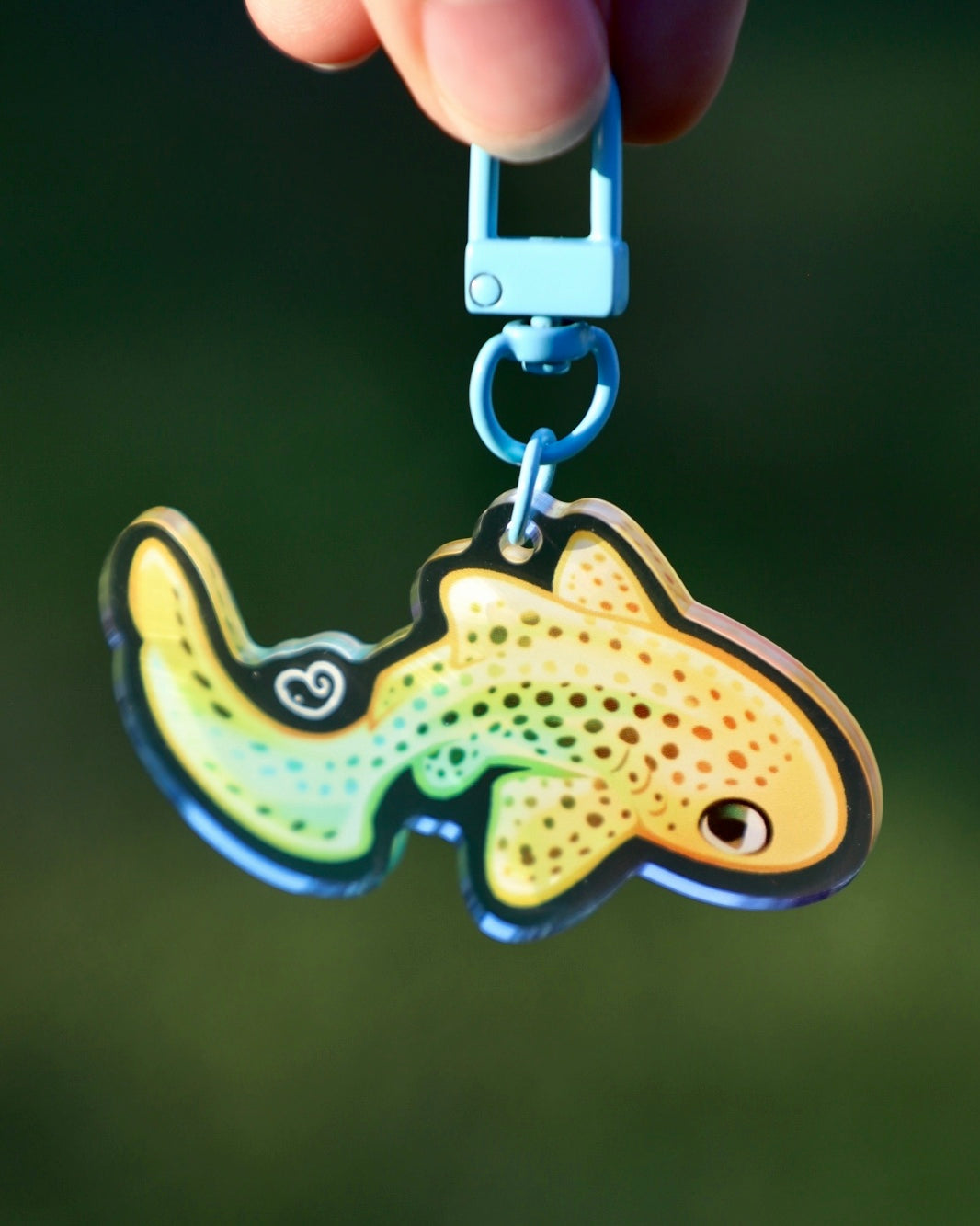 Zebra Shark Keychain