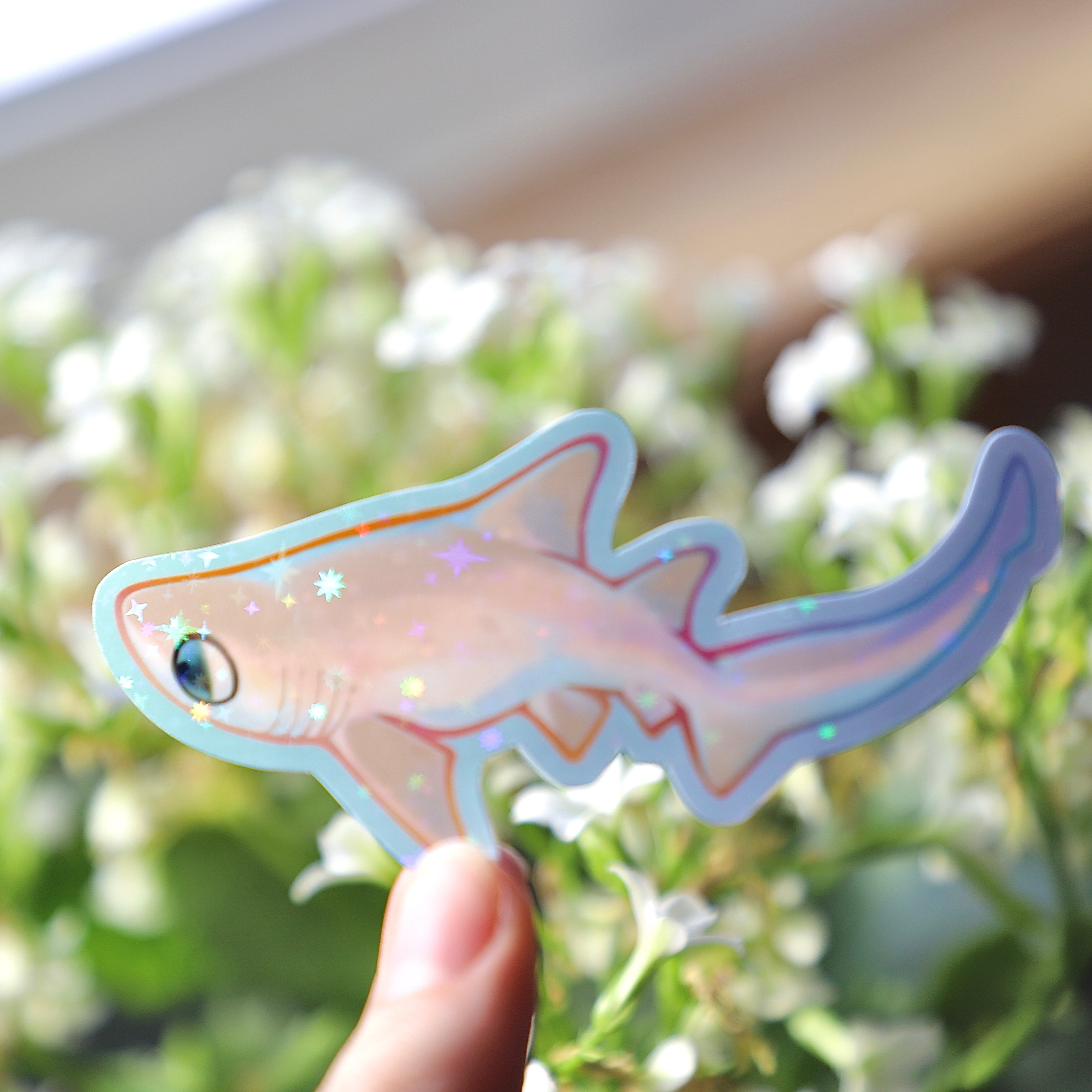 Sand Tiger Shark Sticker (Holographic)