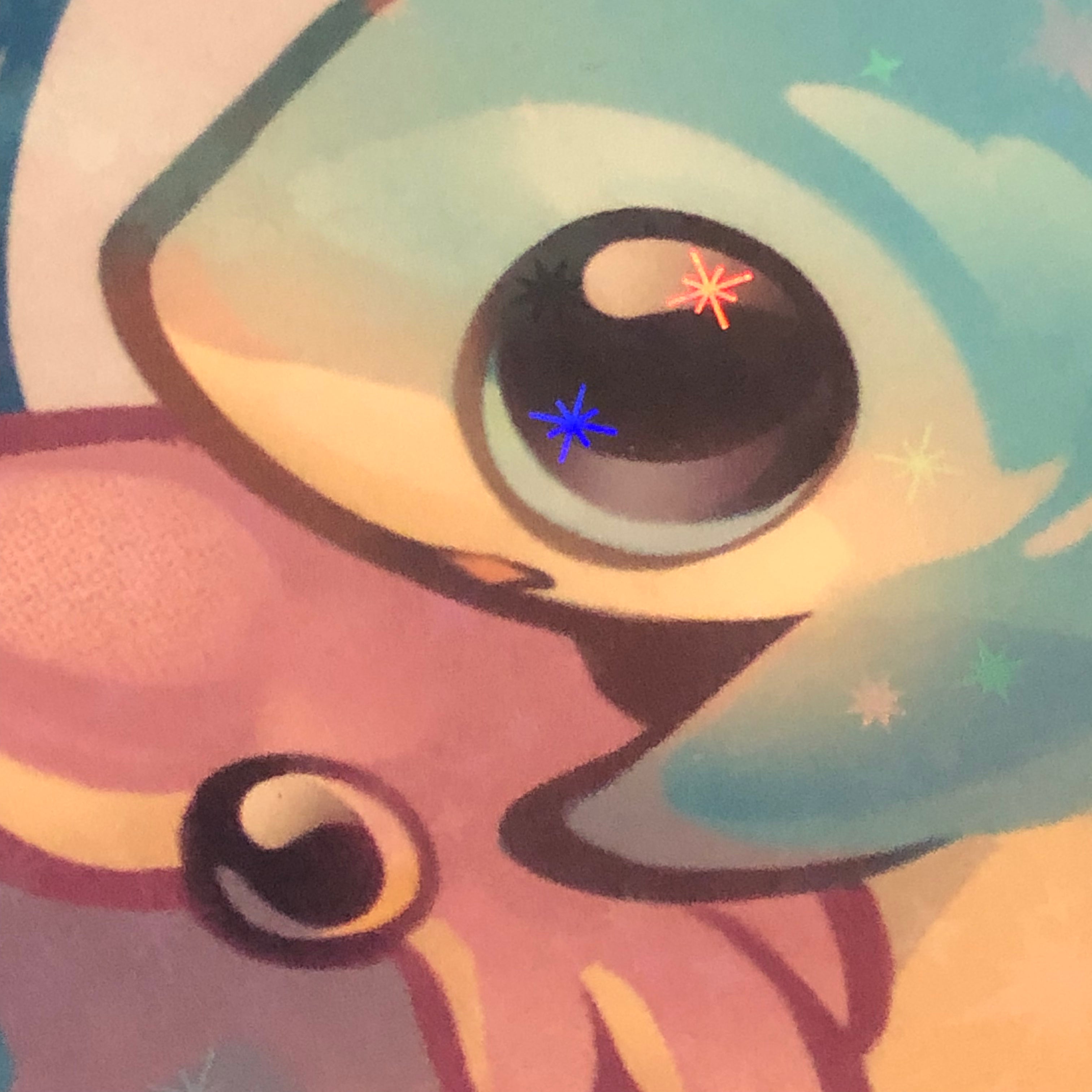 Thresher Shark with Squid Sticker (Holographic)