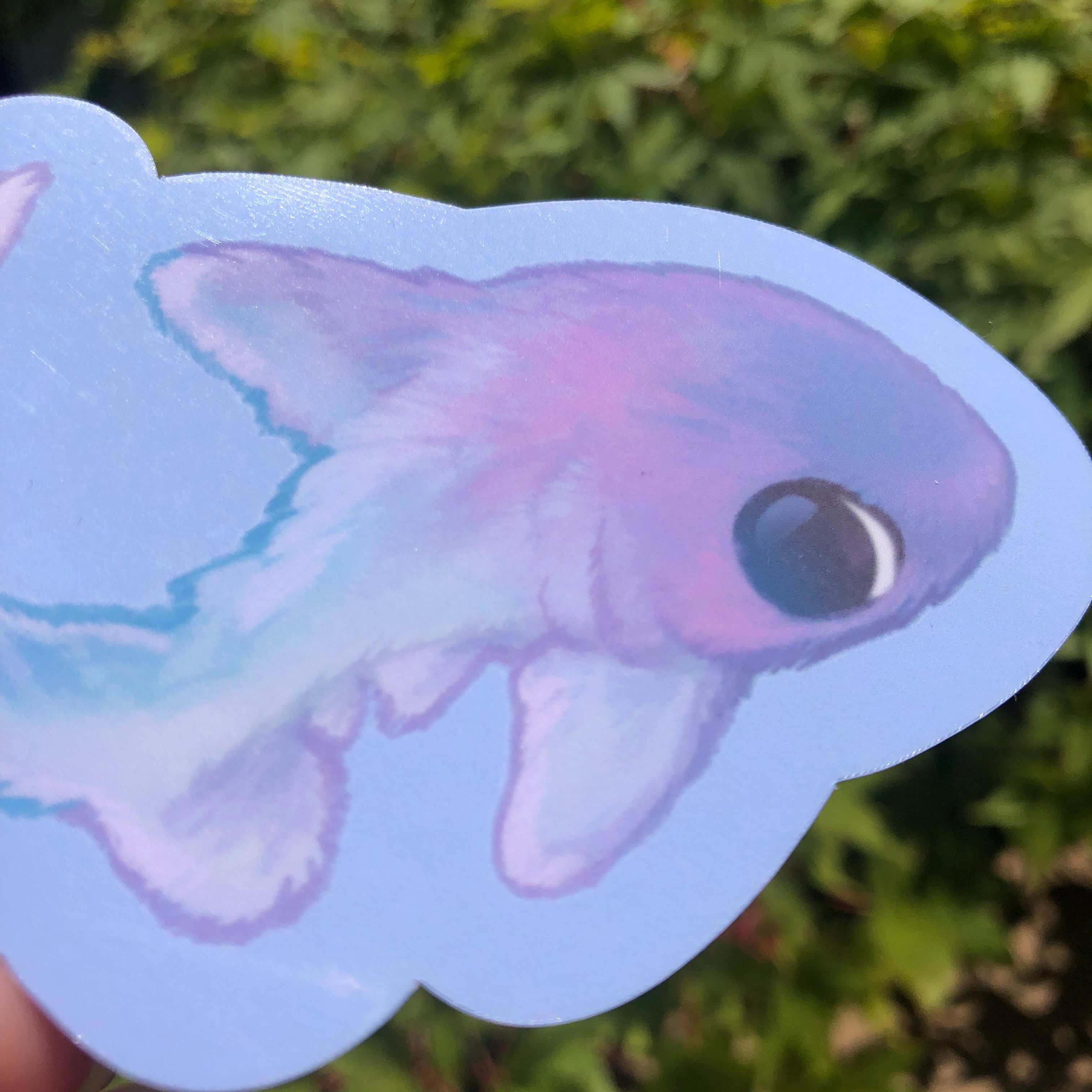 Fuzzy Thresher Shark Sticker (Glossy)