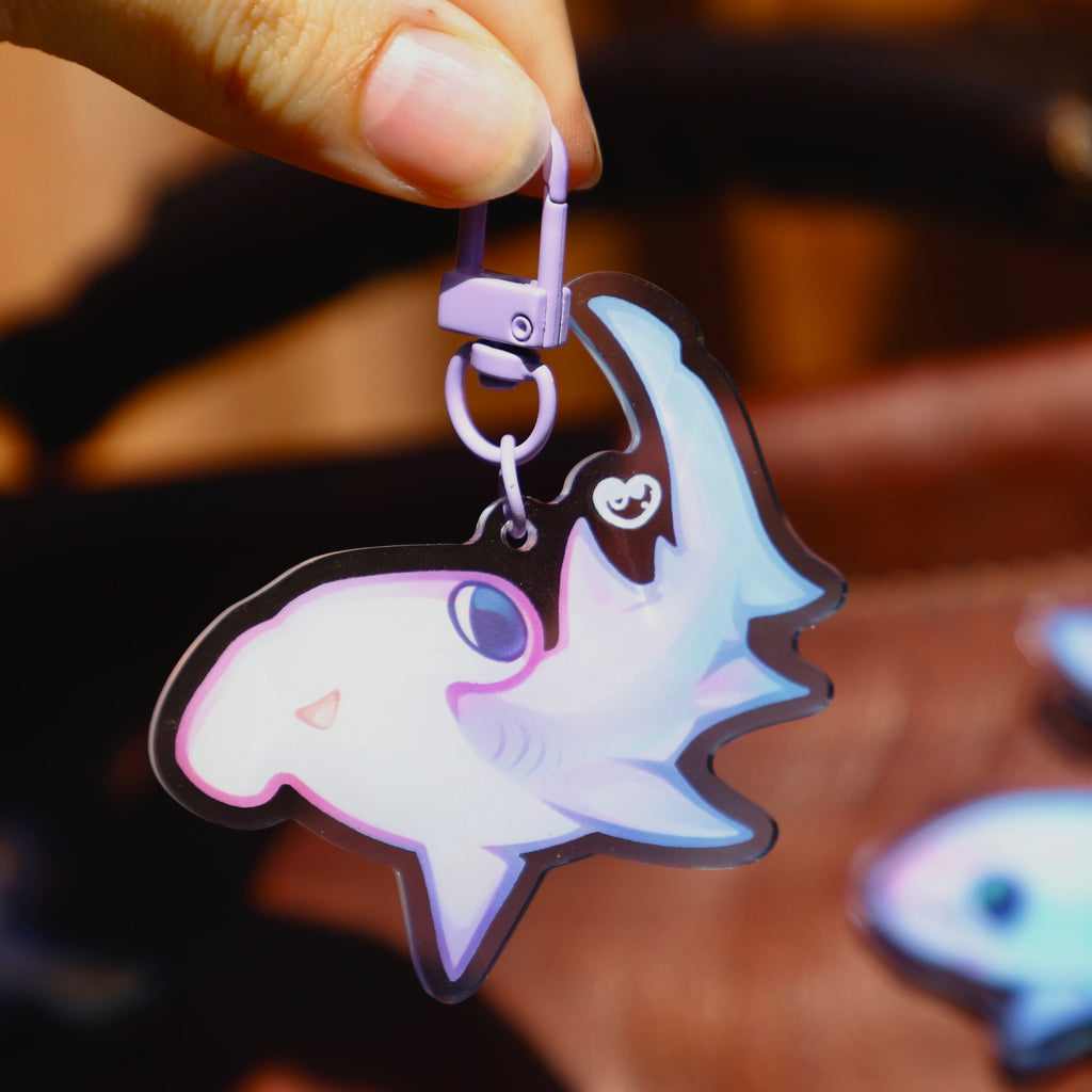 Hammerhead Shark Keychain