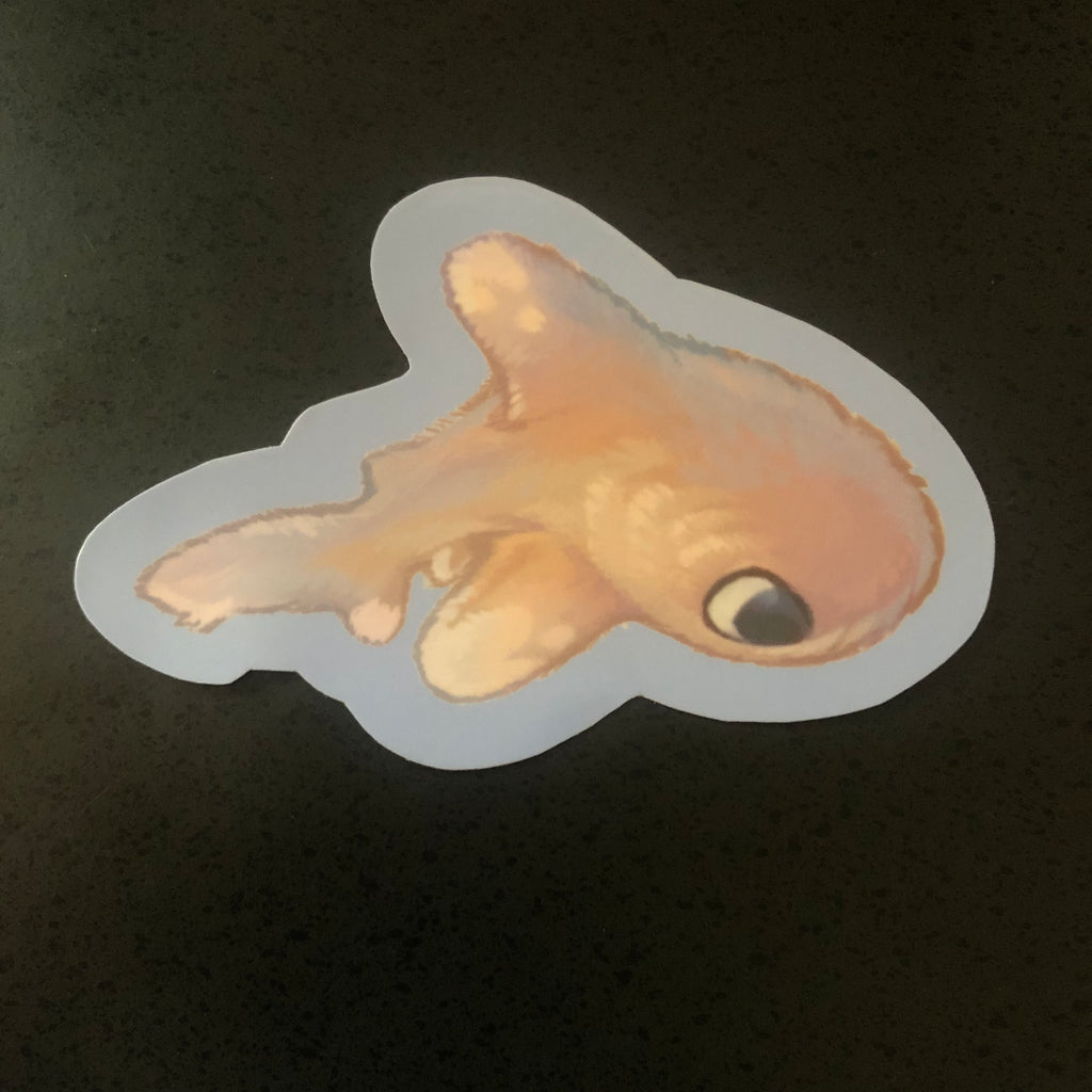 Fuzzy Oceanic Whitetip Shark (Glossy)