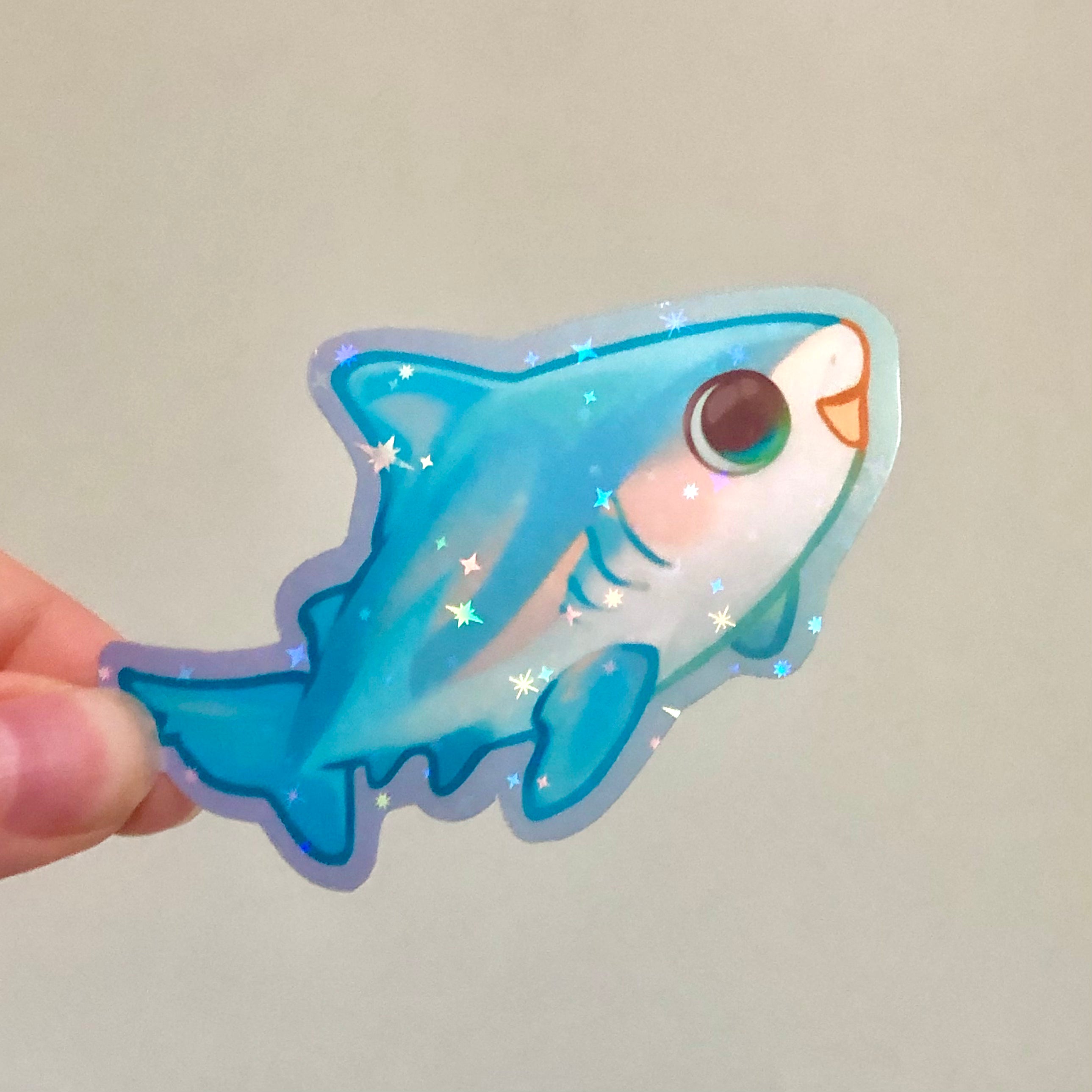 Bull Shark Sticker (Holographic)