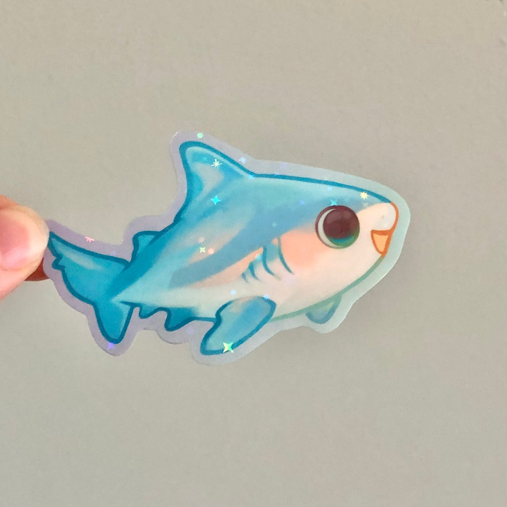 Bull Shark Sticker (Holographic)