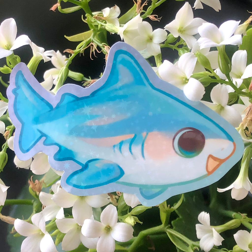 Bull Shark Sticker (Holographic)