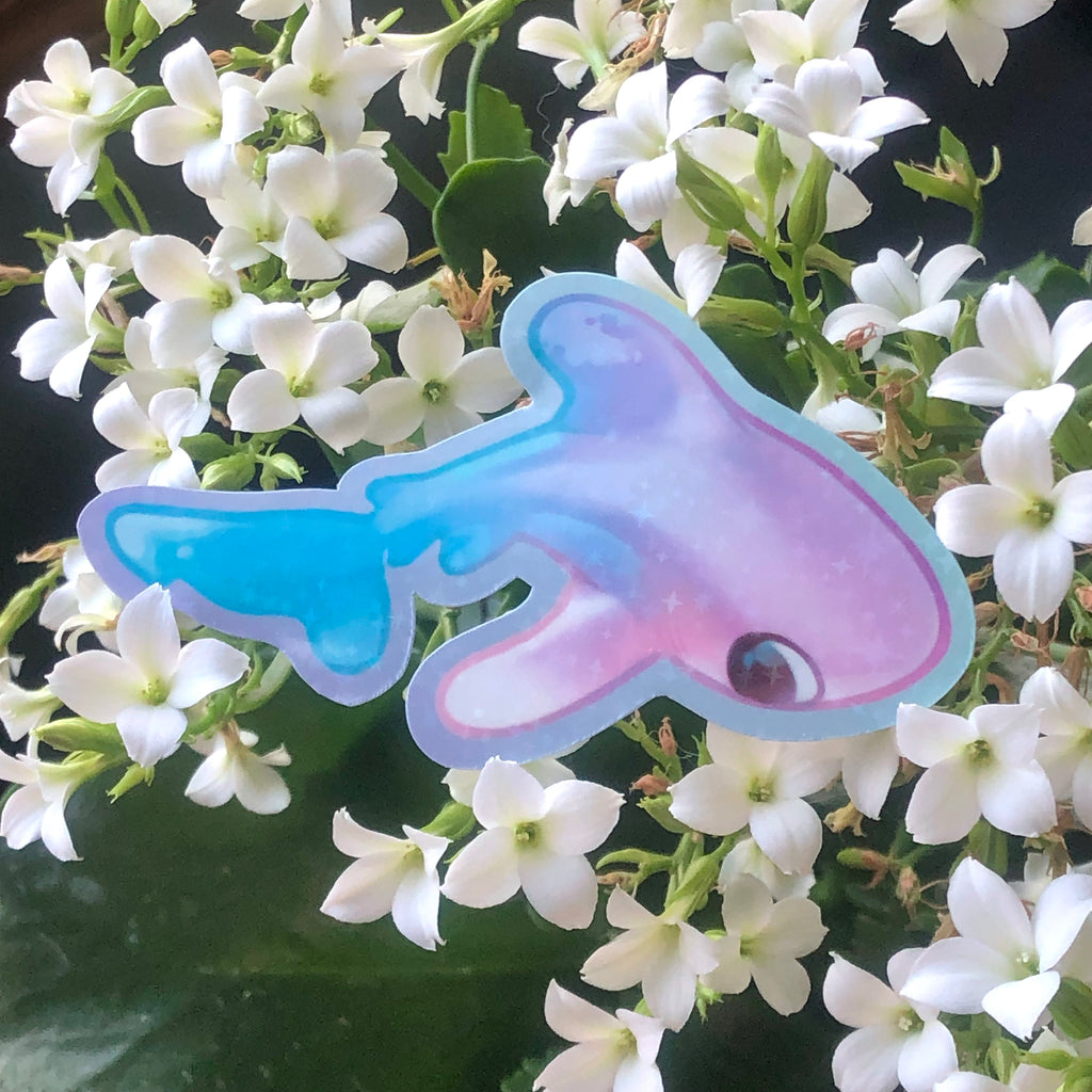 Oceanic White Tip Shark Sticker (Holographic)
