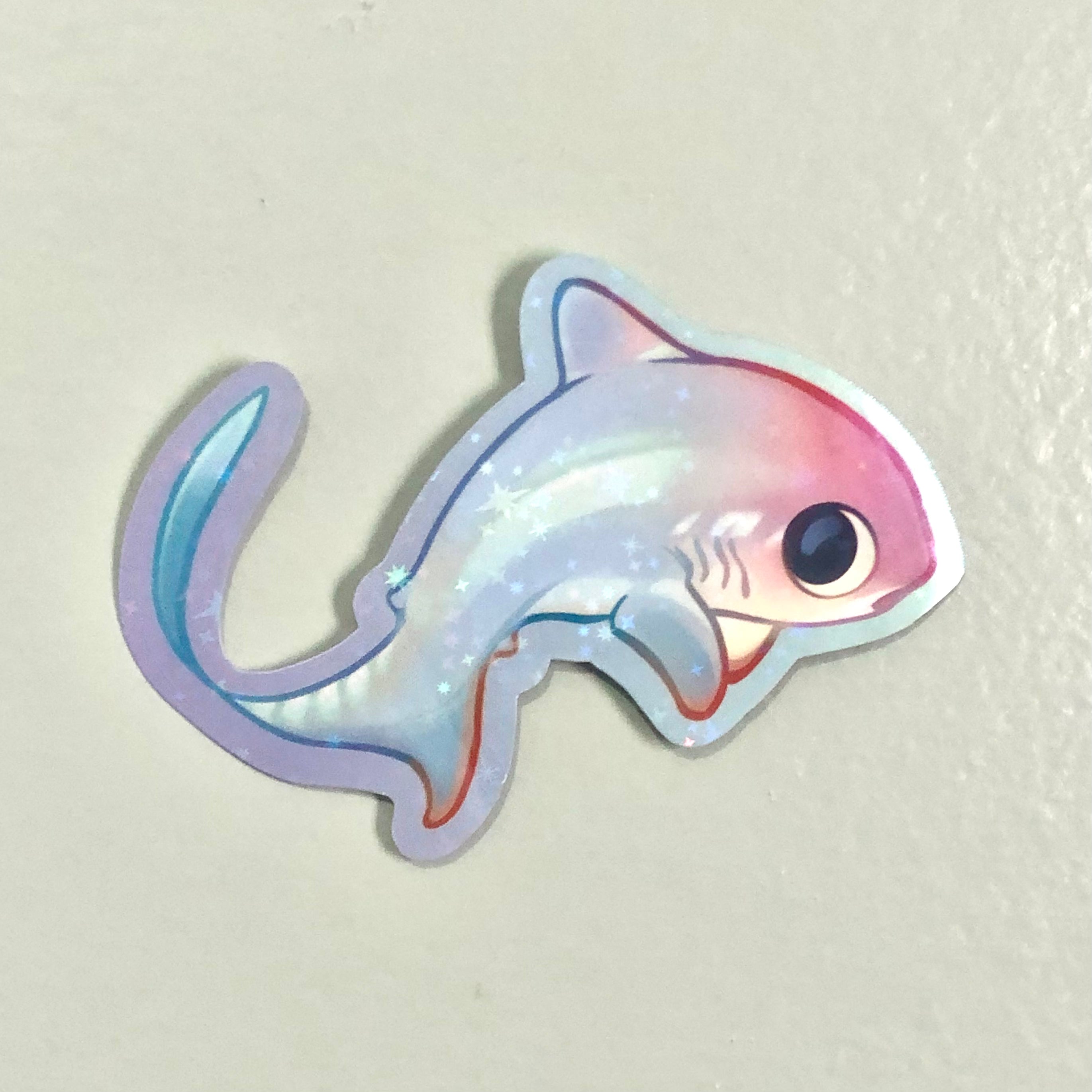 Thresher Shark Sticker (Holographic)