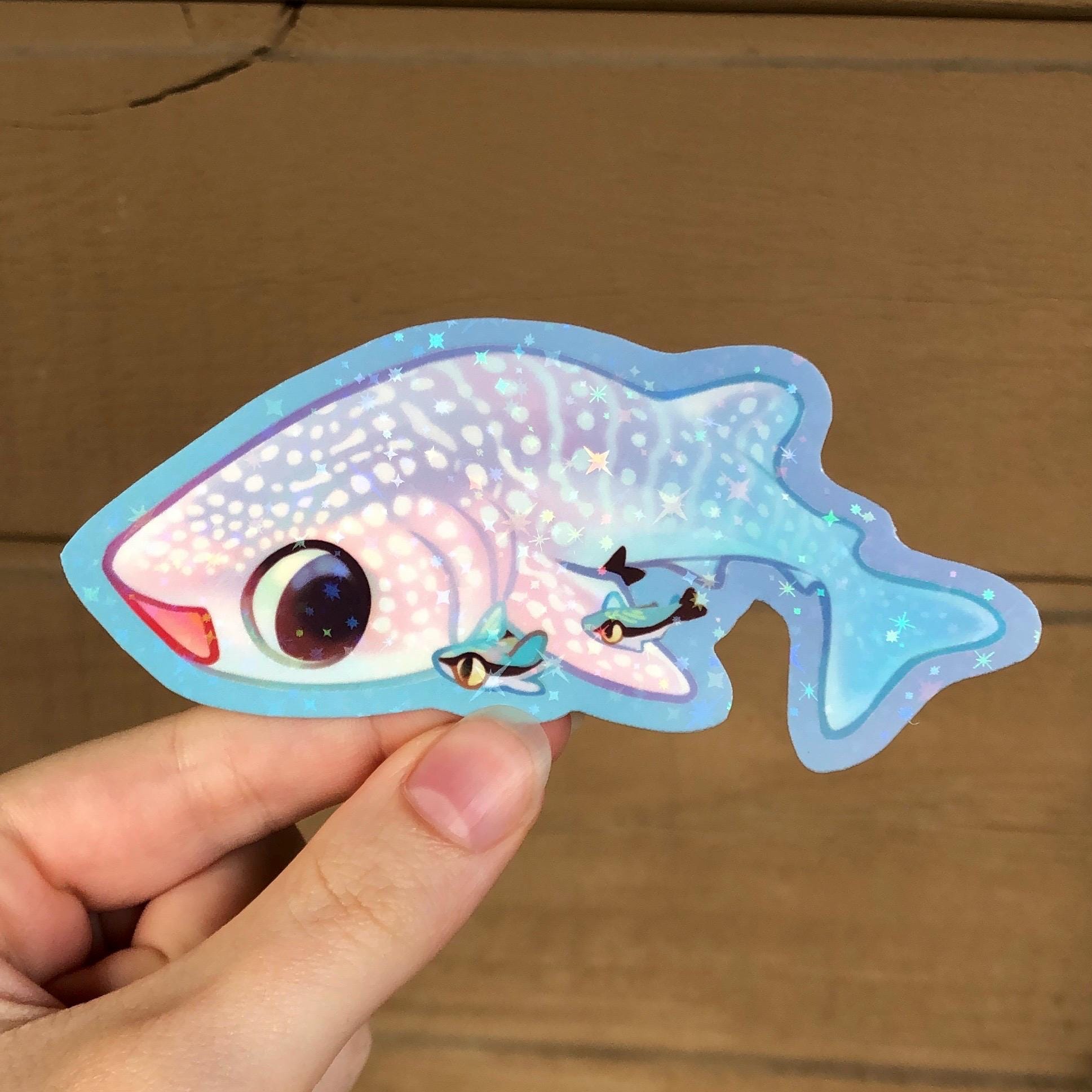 Whale Shark Sticker (Holographic)