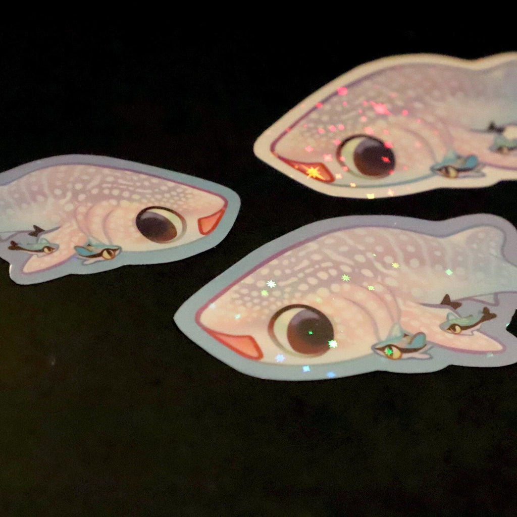 Whale Shark Sticker (Holographic)