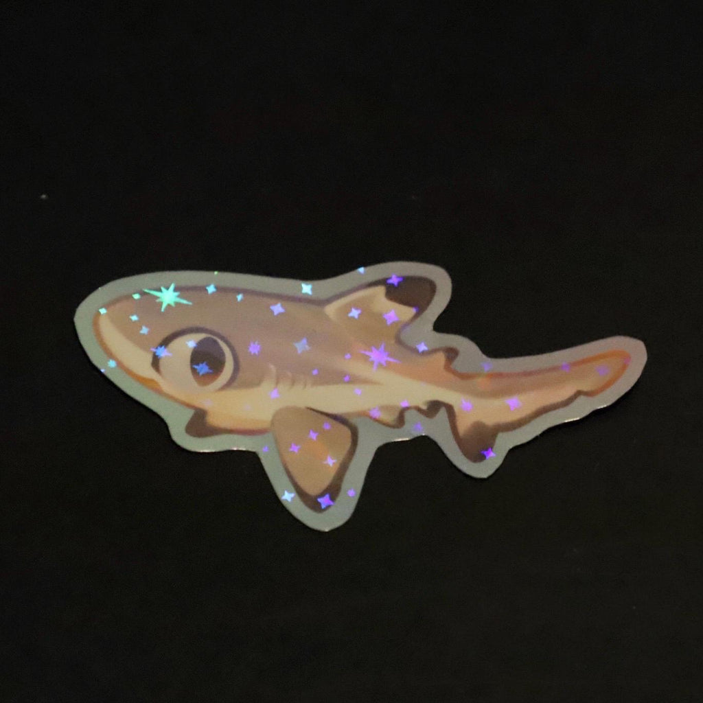 Blacktip Reef Shark Sticker (Holographic)