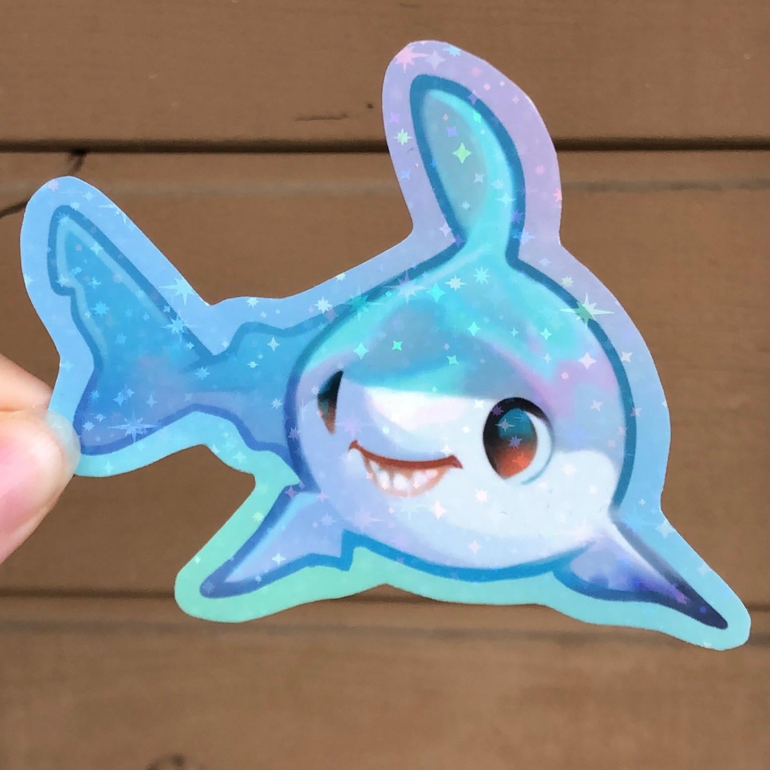 Great White Shark Sticker (Holographic)