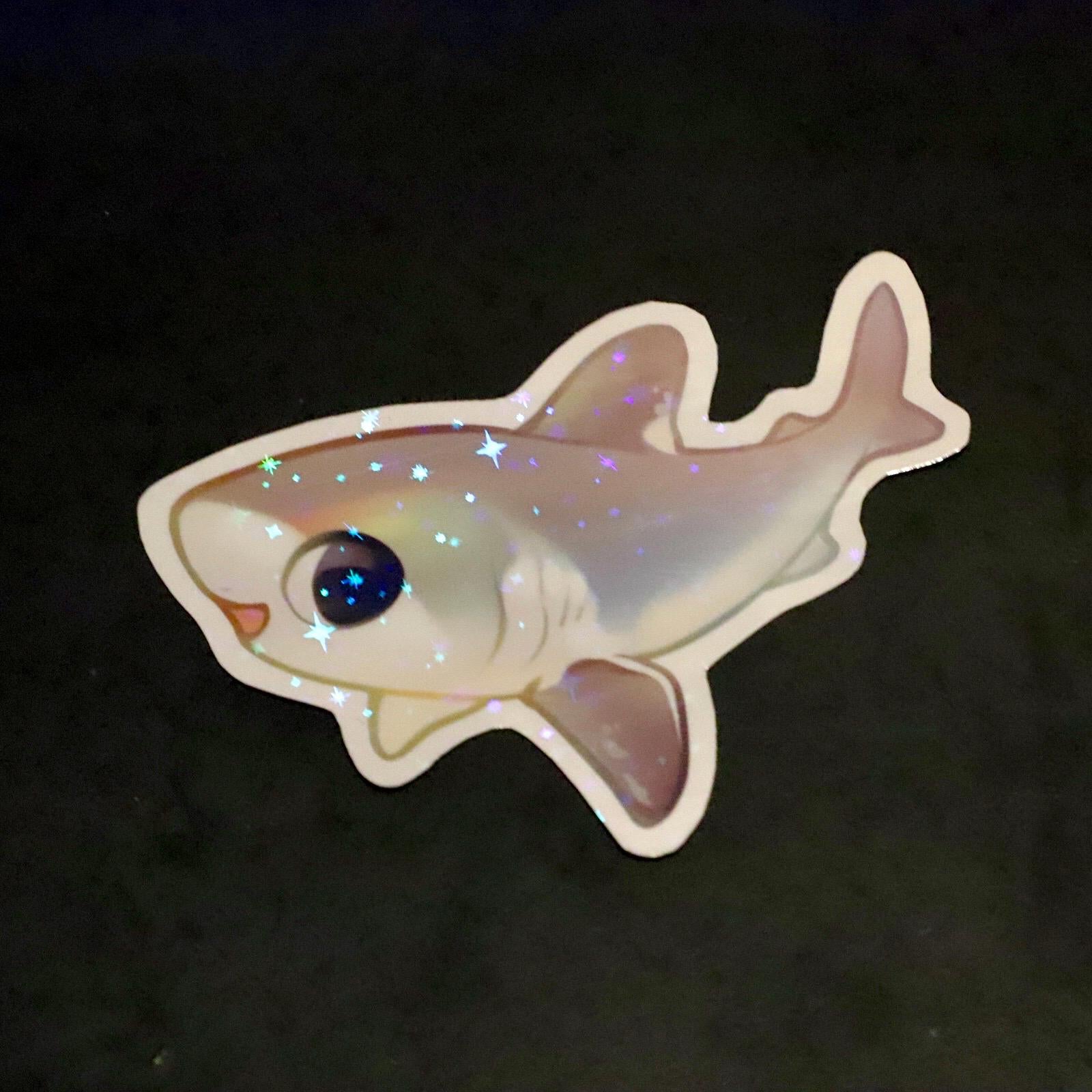 Porbeagle Shark Sticker (Holographic)