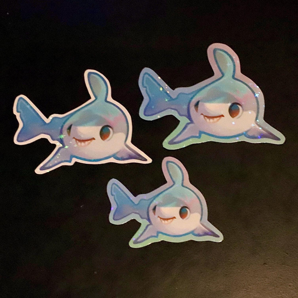 Great White Shark Sticker (Holographic)