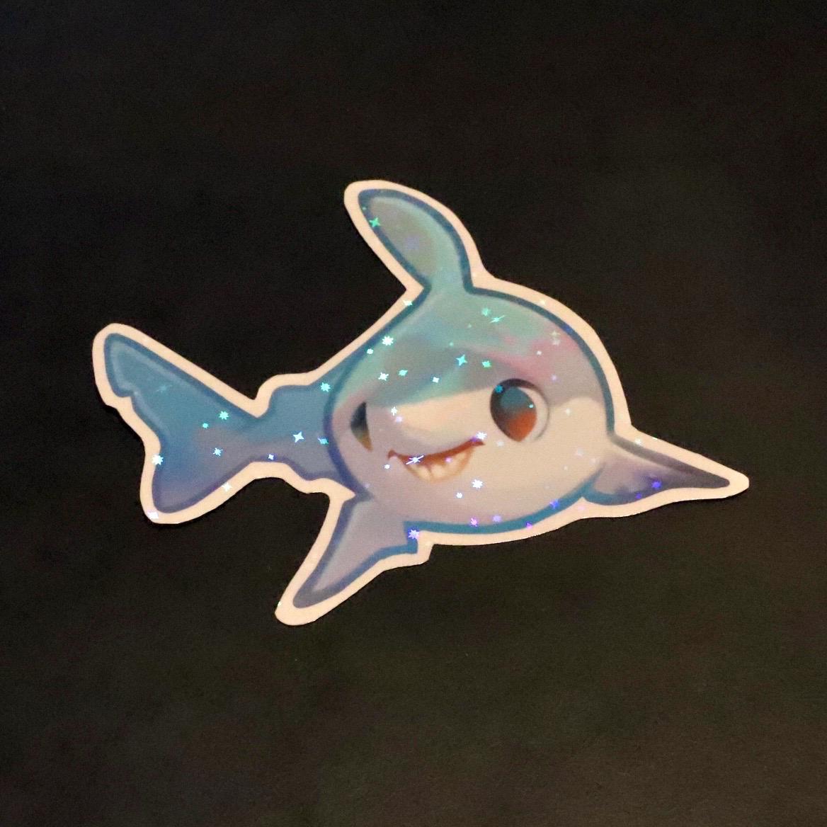 Great White Shark Sticker (Holographic)