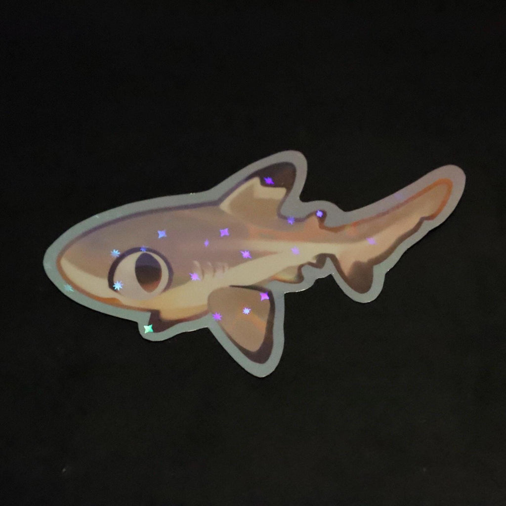 Blacktip Reef Shark Sticker (Holographic)