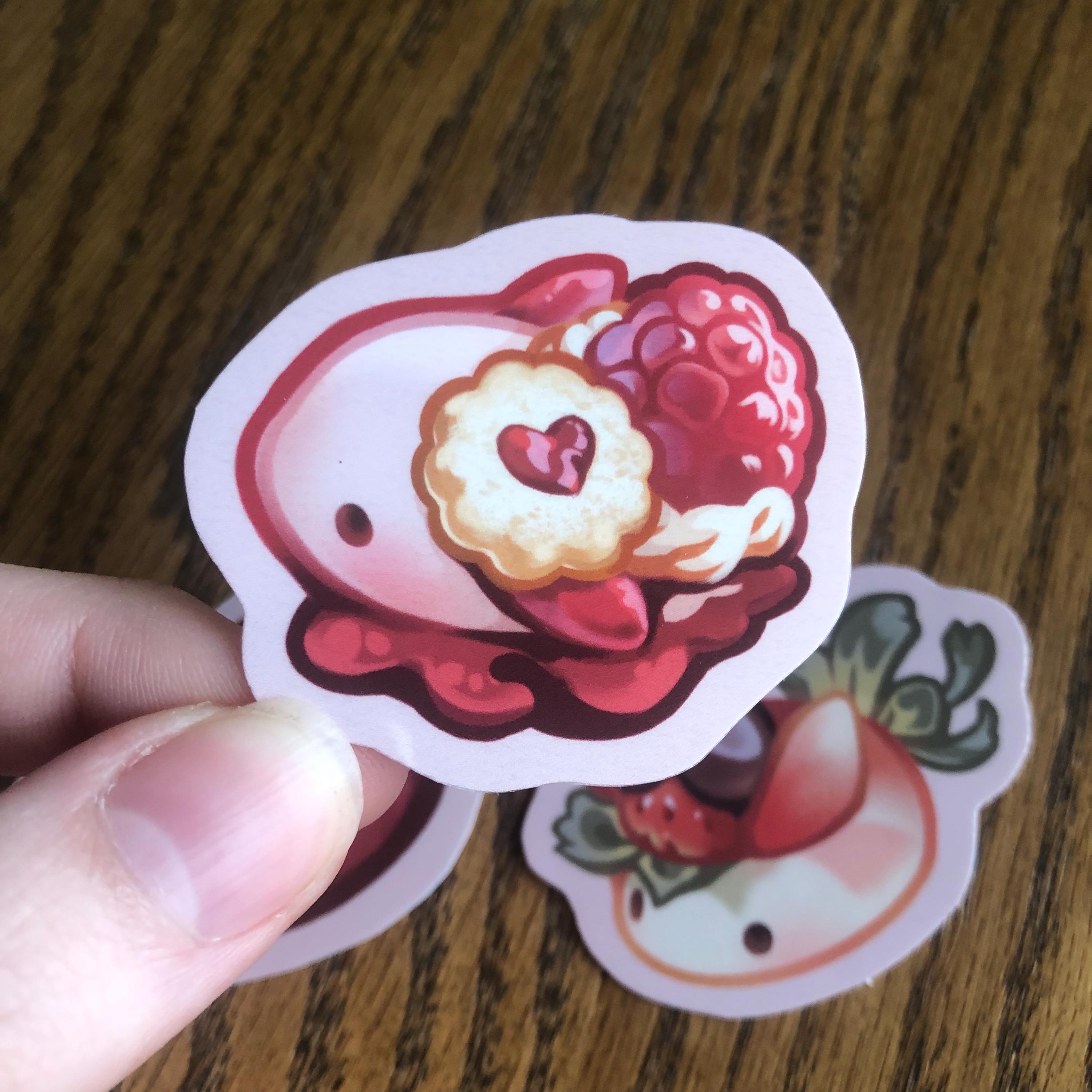 Valentines Treats Sea Slug Stickers (Glossy)