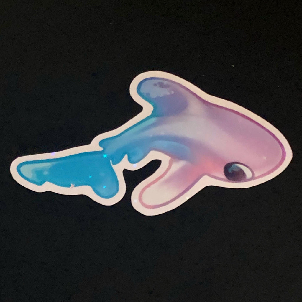 Oceanic White Tip Shark Sticker (Holographic)