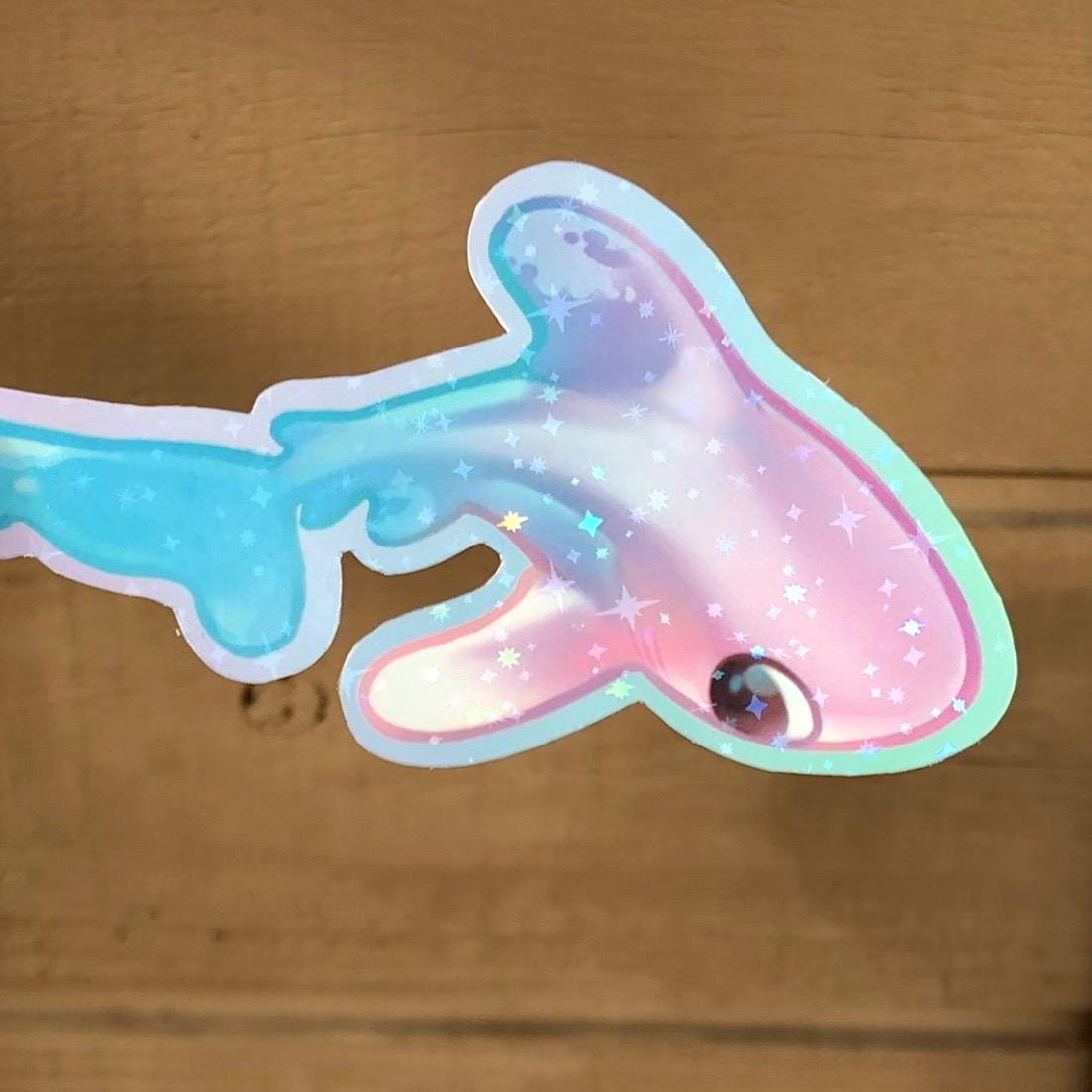 Oceanic White Tip Shark Sticker (Holographic)