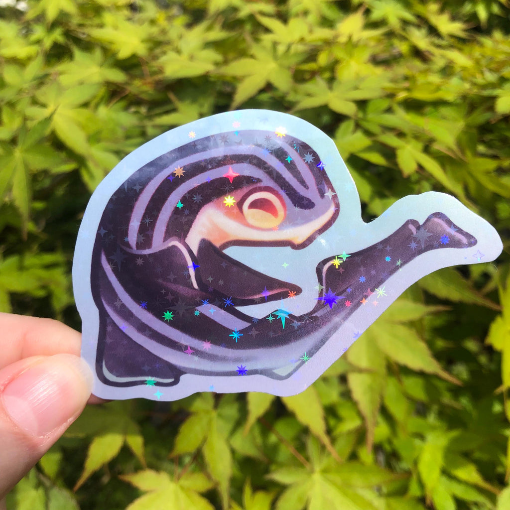 Pyjama Shark Sticker (Holographic)