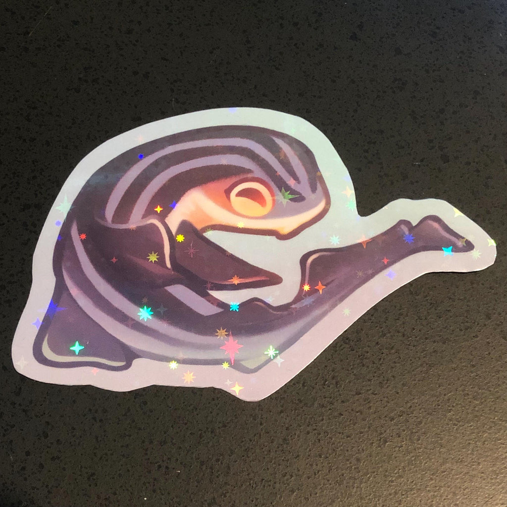 Pyjama Shark Sticker (Holographic)