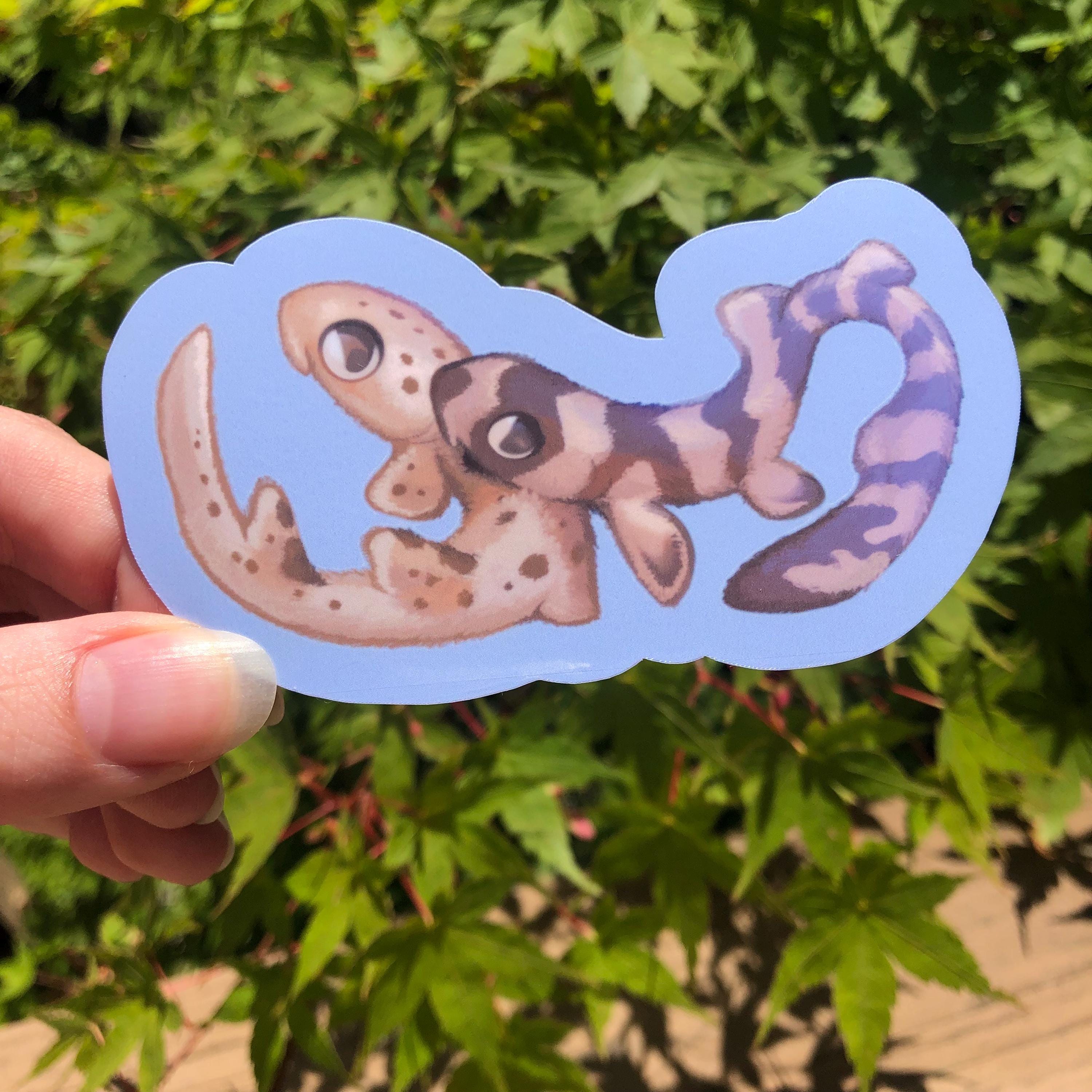 Fuzzy Epaulette and Bamboo Shark Stickers (Glossy)