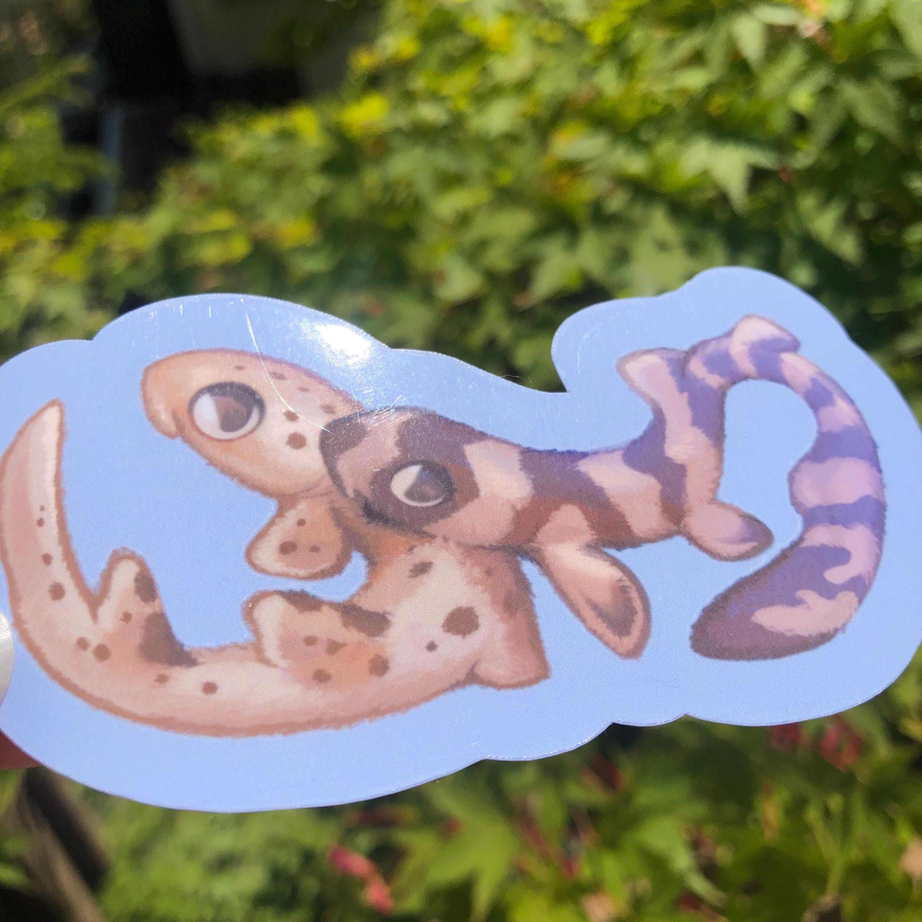 Fuzzy Epaulette and Bamboo Shark Stickers (Glossy)