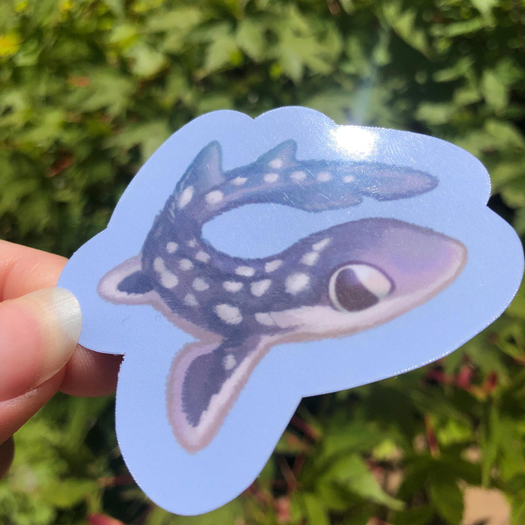 Fuzzy Coral Catshark Stickers (Glossy)